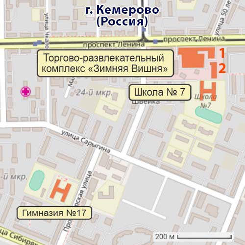 Карта района Кемерово