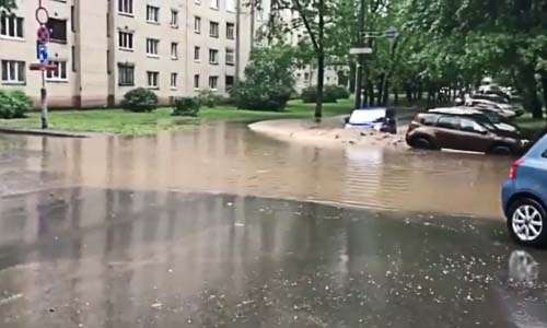 Ливень, потоп в Минске